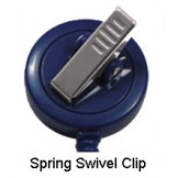 Badge Reel-Swivel Clip - 10 pack
